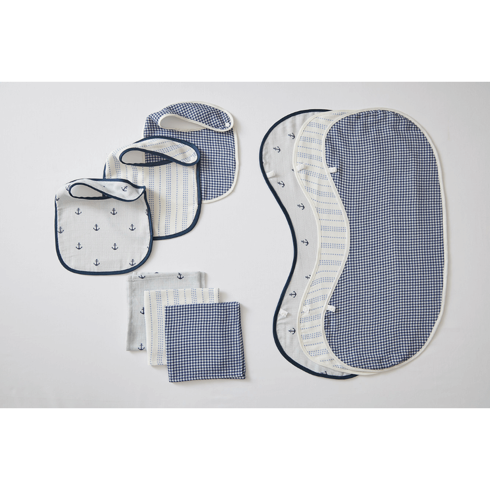 Annasimona Kids Adventure Tales Burp Cloths (Set of Three)