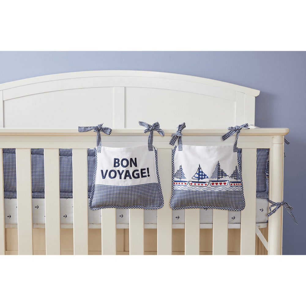 Annasimona Kids Travel &amp; Adventure Cot Pockets – Set of Two