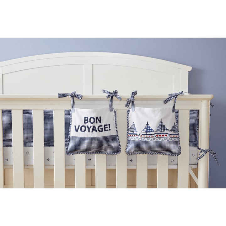 Annasimona Kids Travel &amp; Adventure Cot Pockets – Set of Two