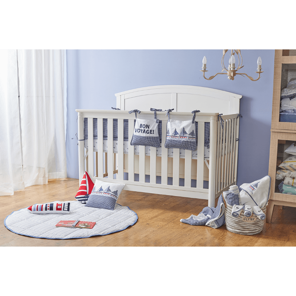 Annasimona Kids Travel &amp; Adventure-Inspired Crib Bedding Set of Eight