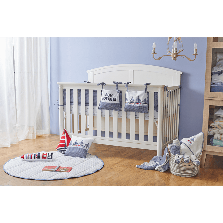 Annasimona Kids Travel &amp; Adventure-Inspired Crib Bedding Set of Eight