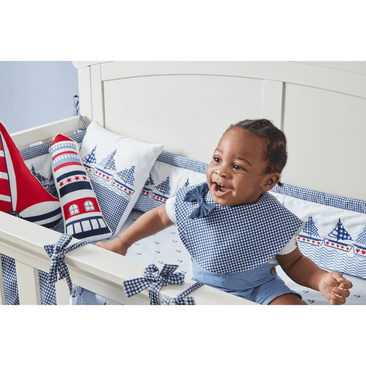 Annasimona Kids Travel &amp; Adventure-Inspired Crib Bedding Set of Eight