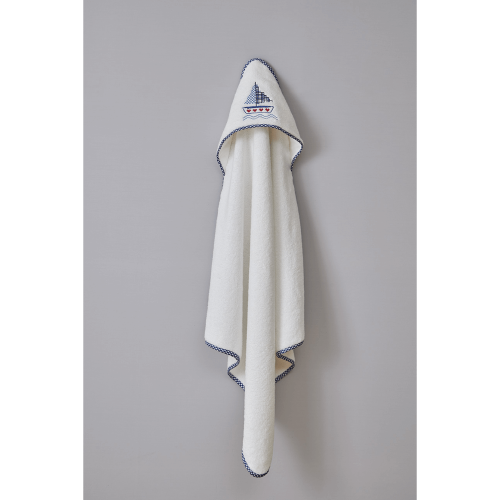 Annasimona Kids Adventure &amp; Travel Collection of Cotton Hooded Towel