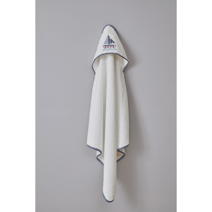 Annasimona Kids Adventure &amp; Travel Collection of Cotton Hooded Towel