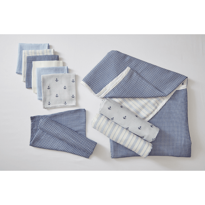 Annasimona Kids Adventures &amp; Journeys Muslin Wash Cloths – Set of Six