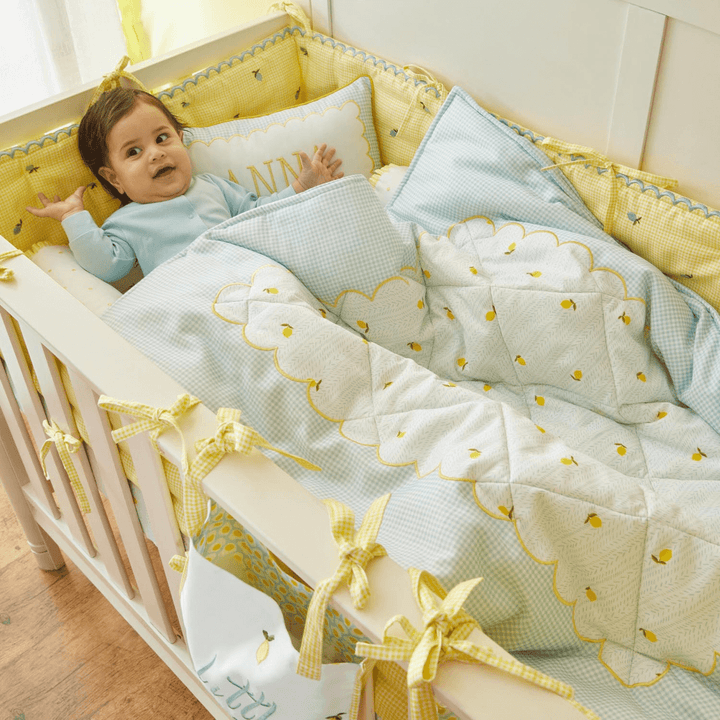Annasimona Kids Travel &amp; Adventure-Inspired Crib Bedding Set of Eight