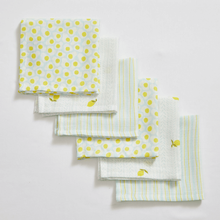 Annasimona Kids Adventures &amp; Journeys Muslin Wash Cloths – Set of Six