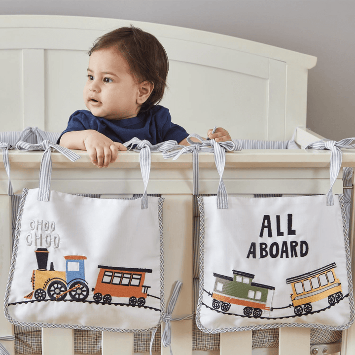 Annasimona Kids Travel &amp; Adventure Cot Pockets – Set of Two