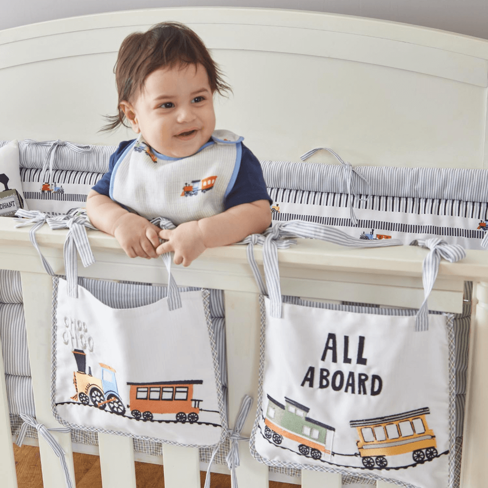 Annasimona Kids Travel &amp; Adventure Cot Pockets – Set of Two