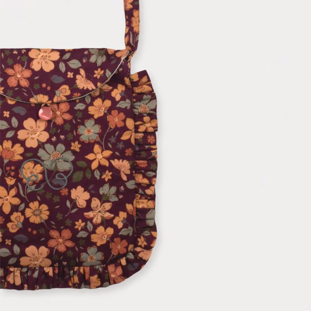 Early Sunday Miss Sunday Sling For Girls - Garden Flowers Plum