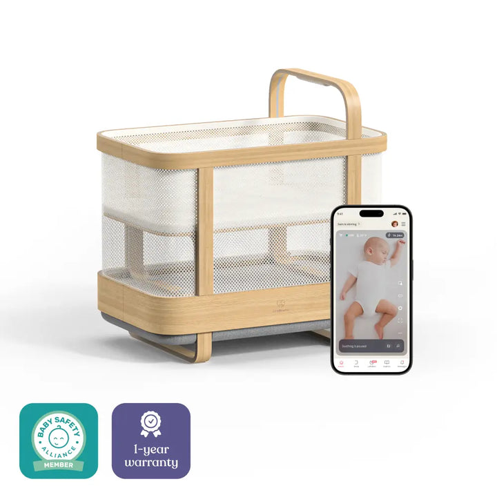 Cradlewise Smart Bassinet and Cot - Age 0-2 years, upto 15 kgs