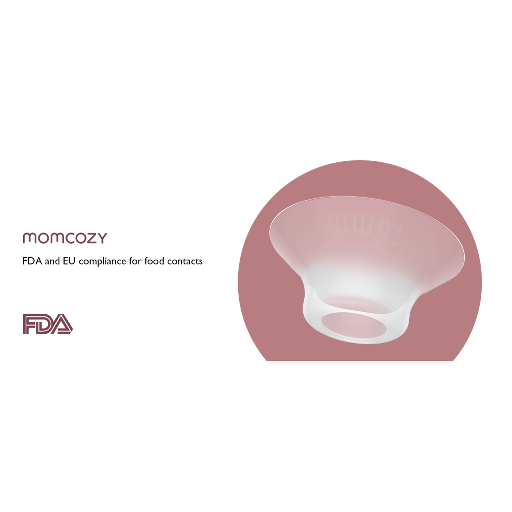 Momcozy Breastfeeding Access Flange Insert For M5 - Transparent