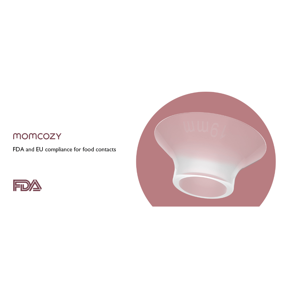 Momcozy Breastfeeding Access Flange Insert For M5 - Transparent