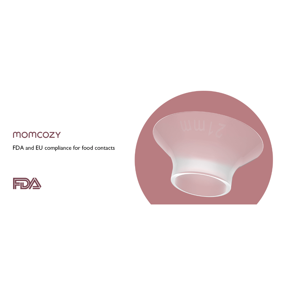 Momcozy Breastfeeding Access Flange Insert For M5 - Transparent