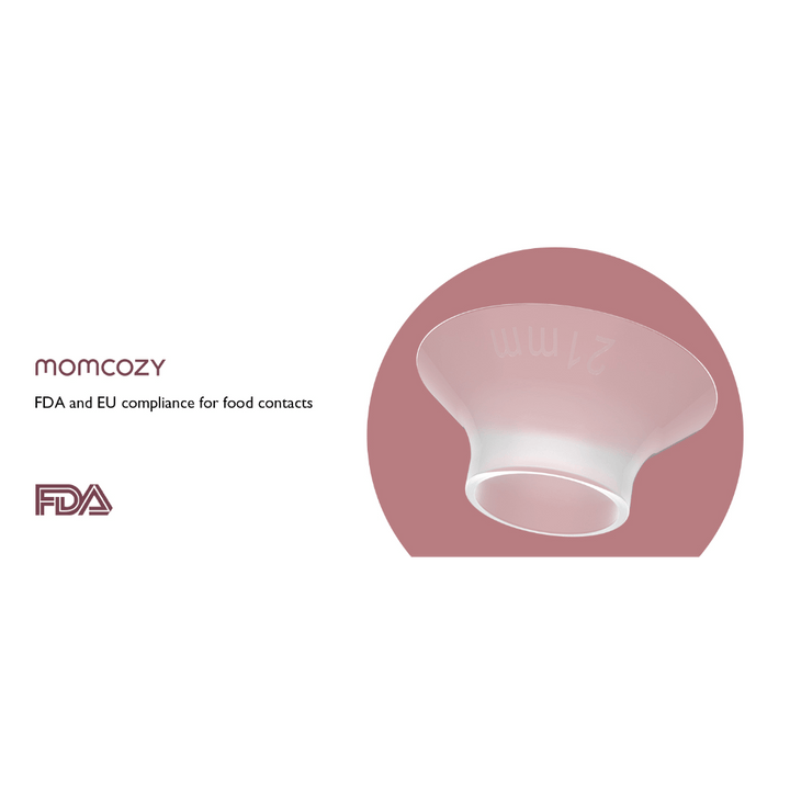 Momcozy Breastfeeding Access Flange Insert For M5 - Transparent