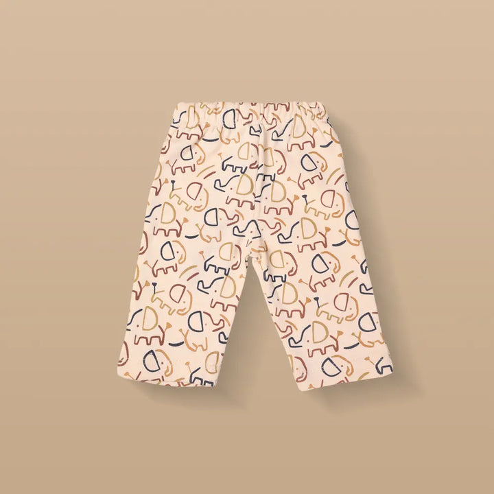 Prekies Cotton Pyjamas Elephant Print - Multi (Set of 3)