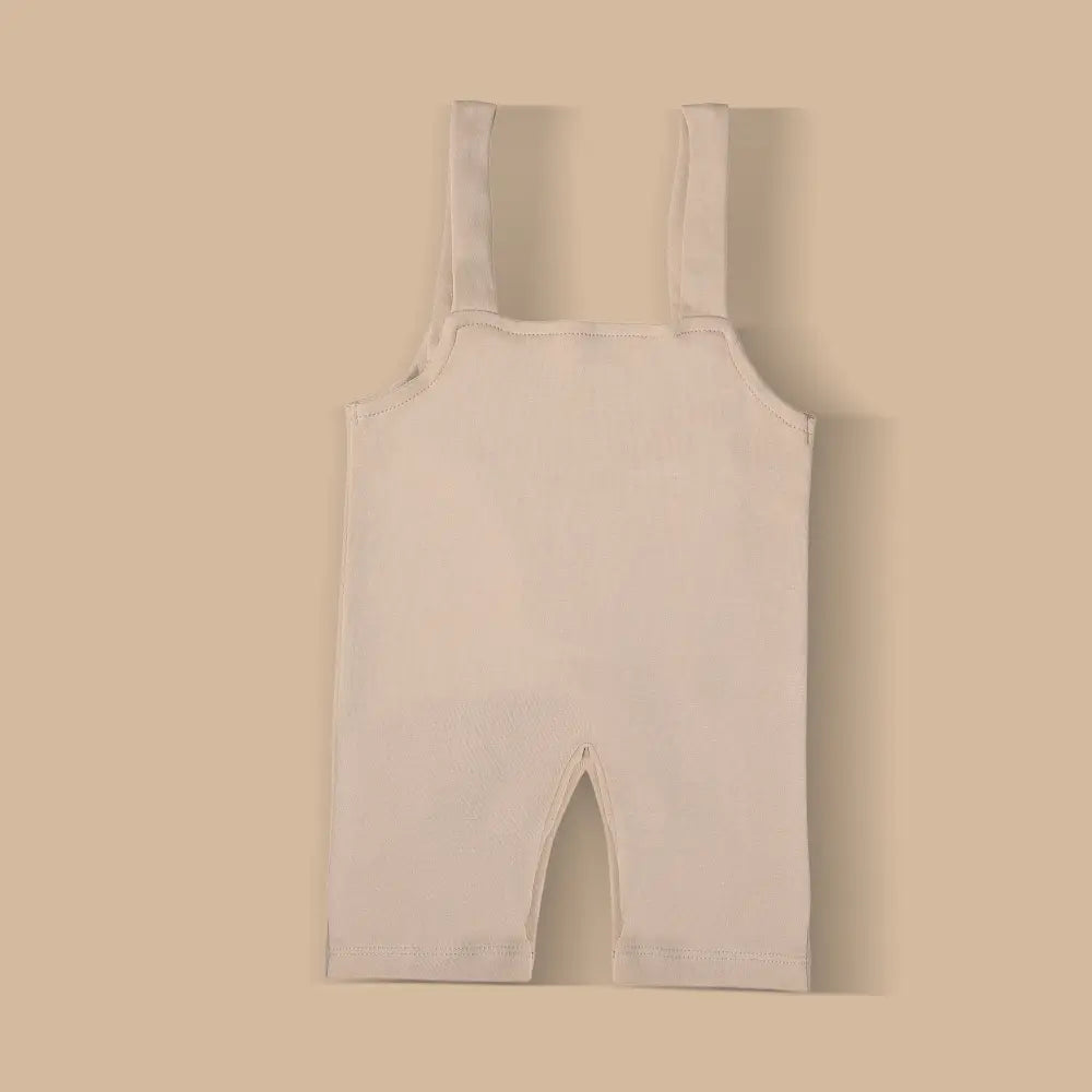 Prekies Newborn Cotton Dungaree Set Elephant &amp; Lion Print - Multi