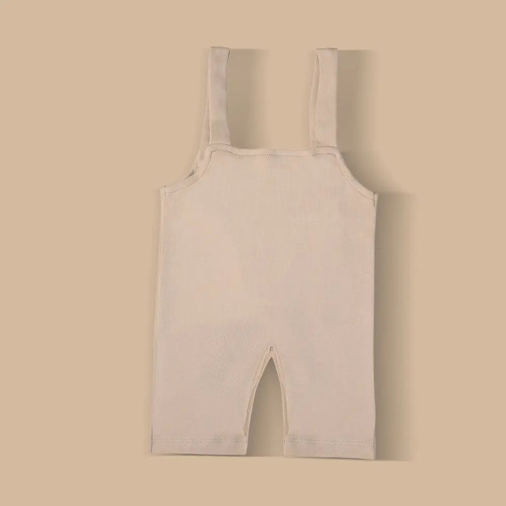 Prekies Newborn Cotton Dungaree Set Elephant &amp; Lion Print - Multi