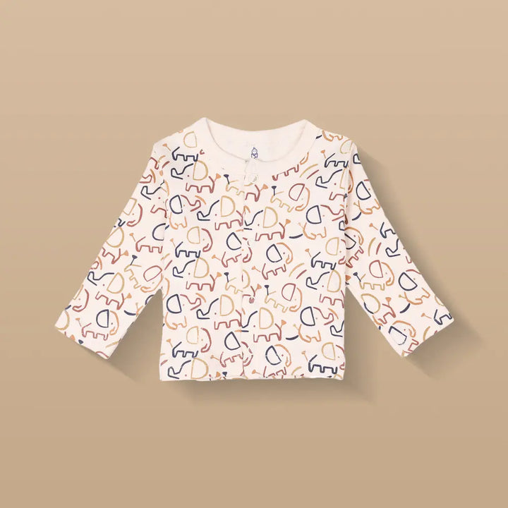 Prekies Cotton Jhablas Elephant Print - Multi (Set of 3)