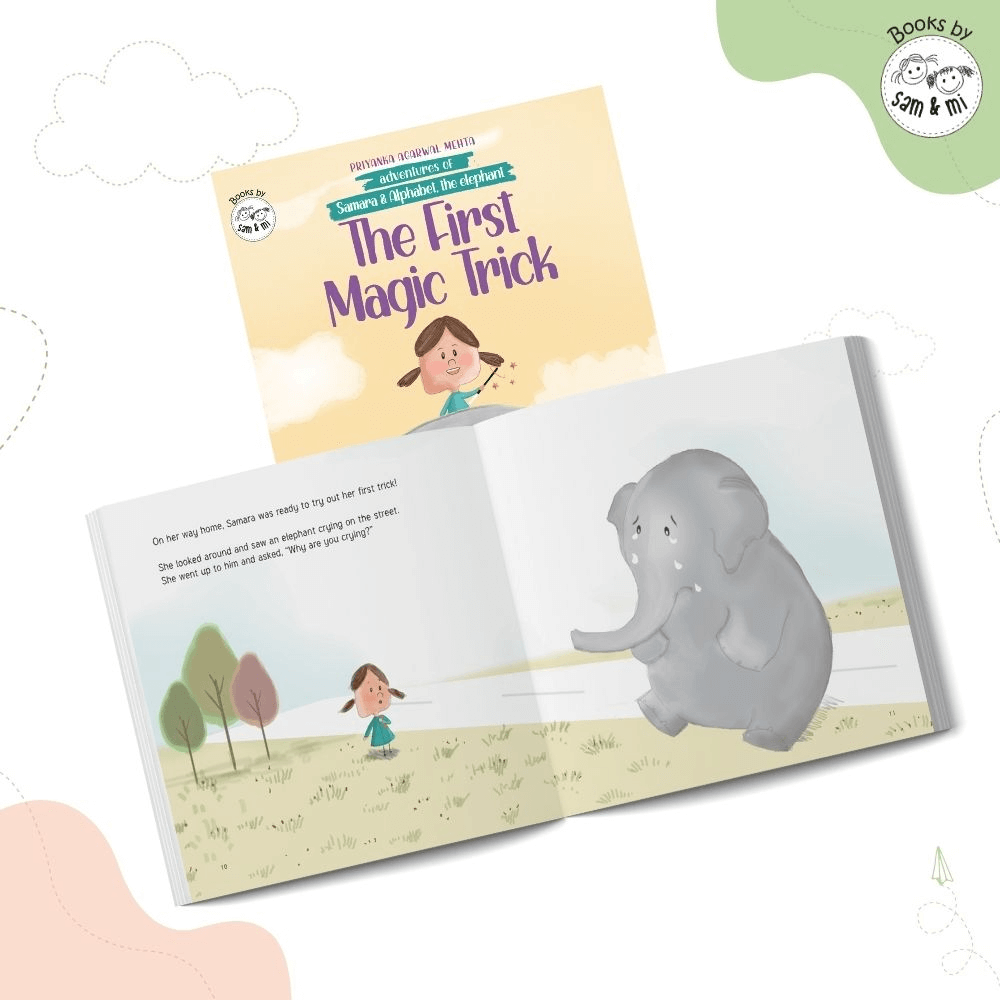 SAM &amp; MI - The First Magic Trick: Gujarati Storybook for Kids on Problem Solving &amp; Imagination