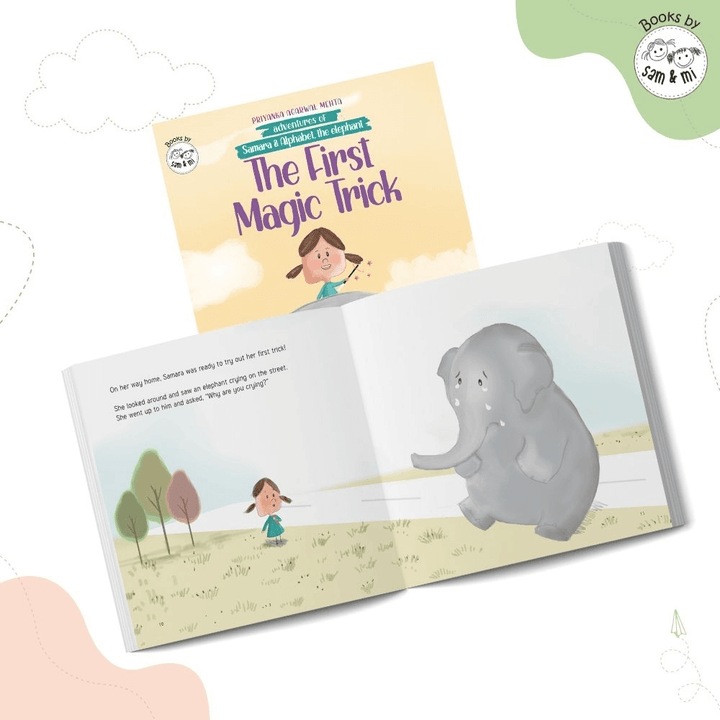 SAM &amp; MI - The First Magic Trick: Gujarati Storybook for Kids on Problem Solving &amp; Imagination