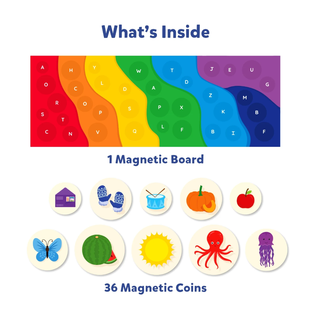 Skillmatics Magnetic Matching Activity - The Alphabet Rainbow