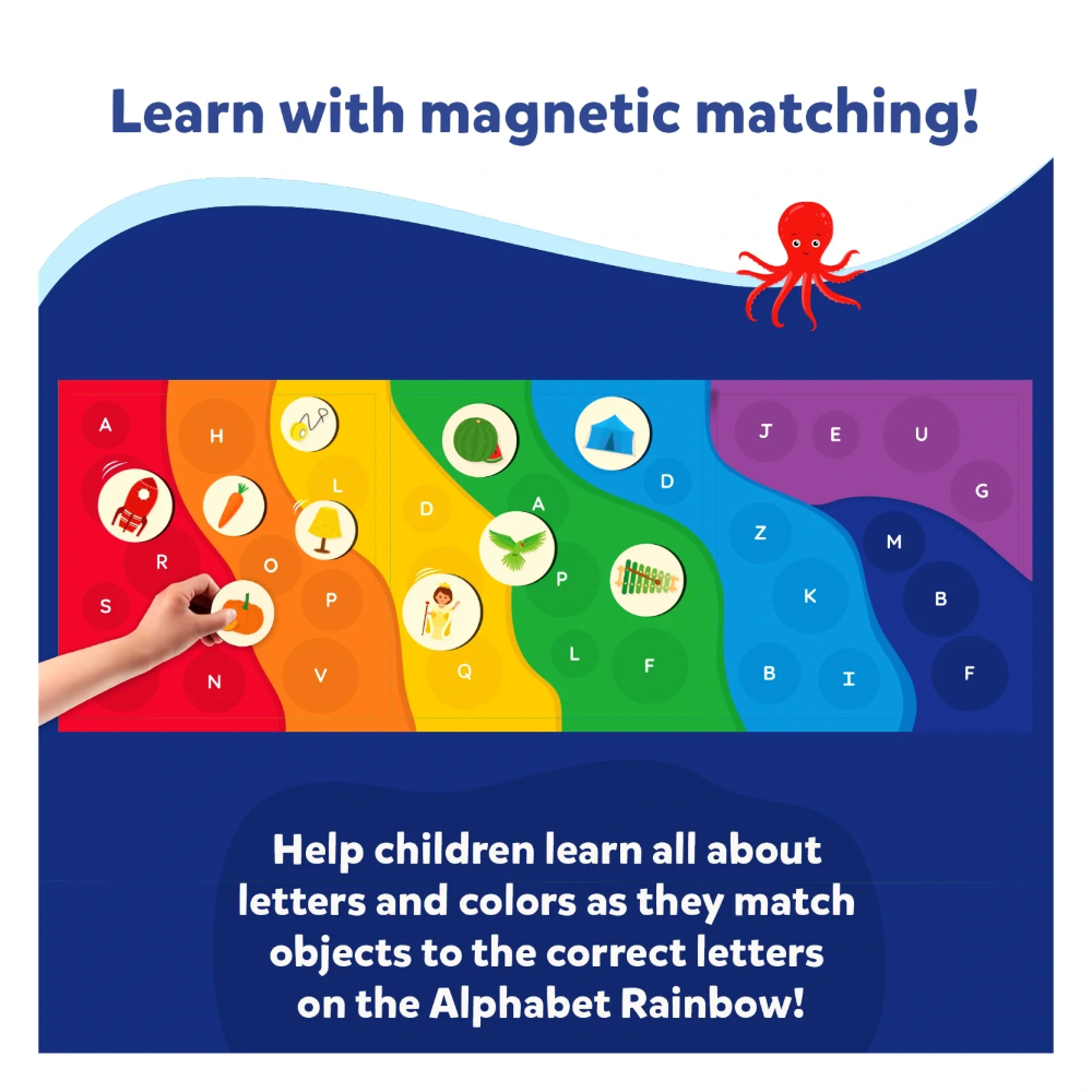 Skillmatics Magnetic Matching Activity - The Alphabet Rainbow