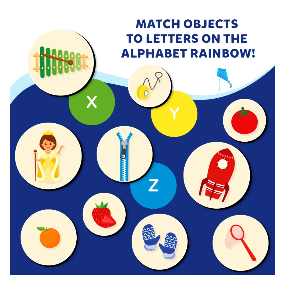 Skillmatics Magnetic Matching Activity - The Alphabet Rainbow