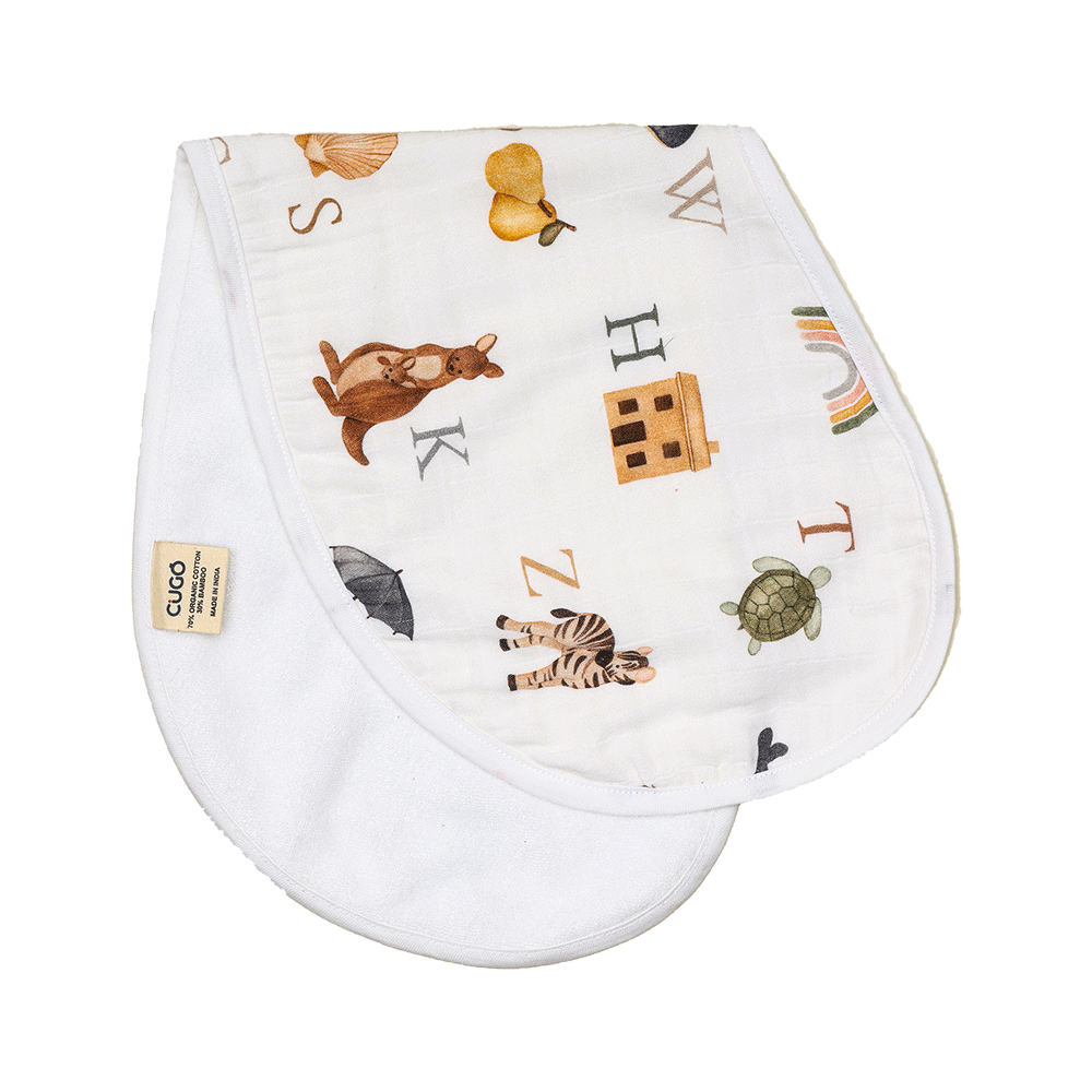 Cugo Bamboo Cotton Muslin Burp Cloth