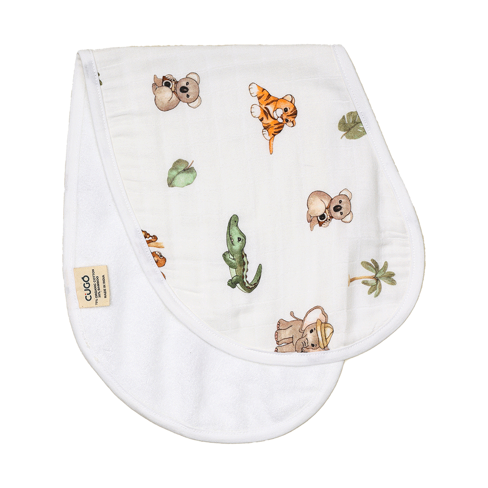 Cugo Bamboo Cotton Muslin Burp Cloth