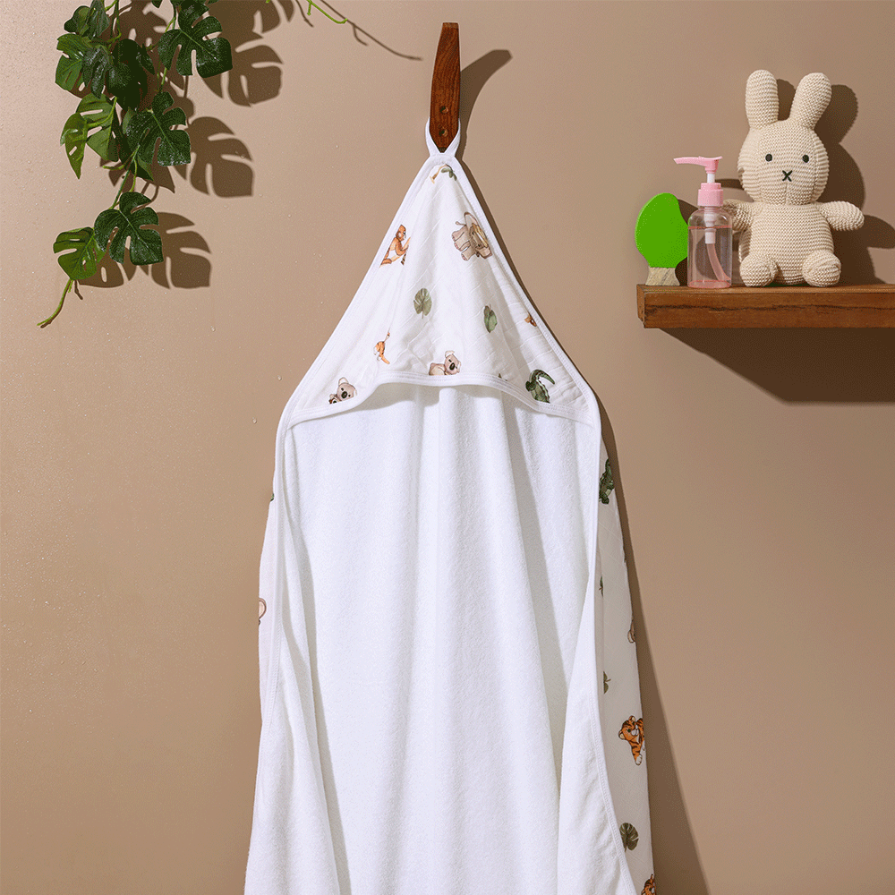 Cugo Bamboo Cotton Hooded Towel