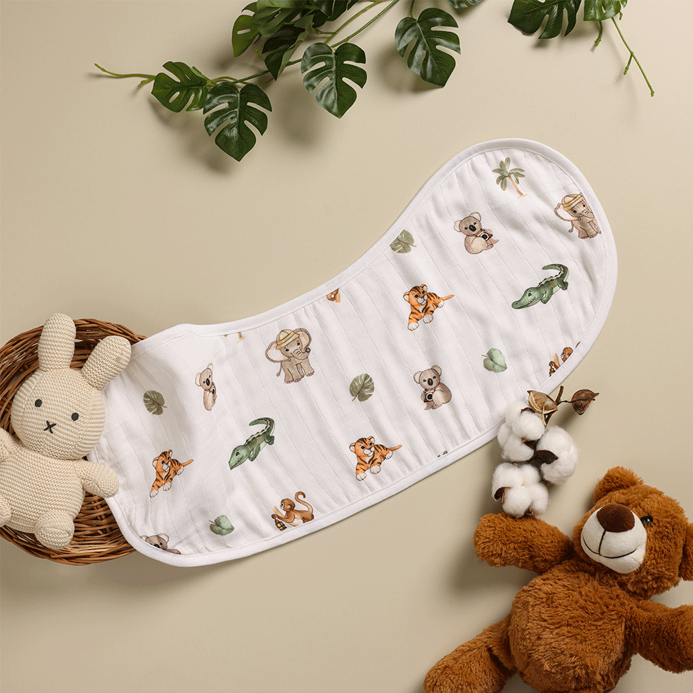 Cugo Bamboo Cotton Muslin Burp Cloth