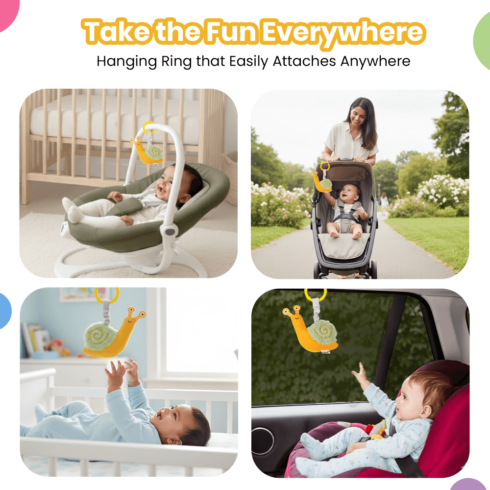 Nuluv Snail Rattle Buddy