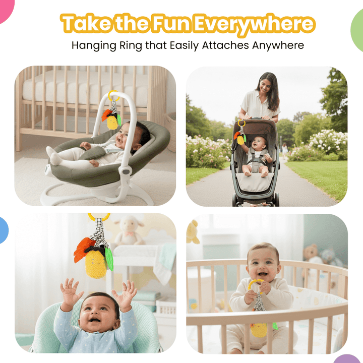 Nuluv Pineapple Rattle