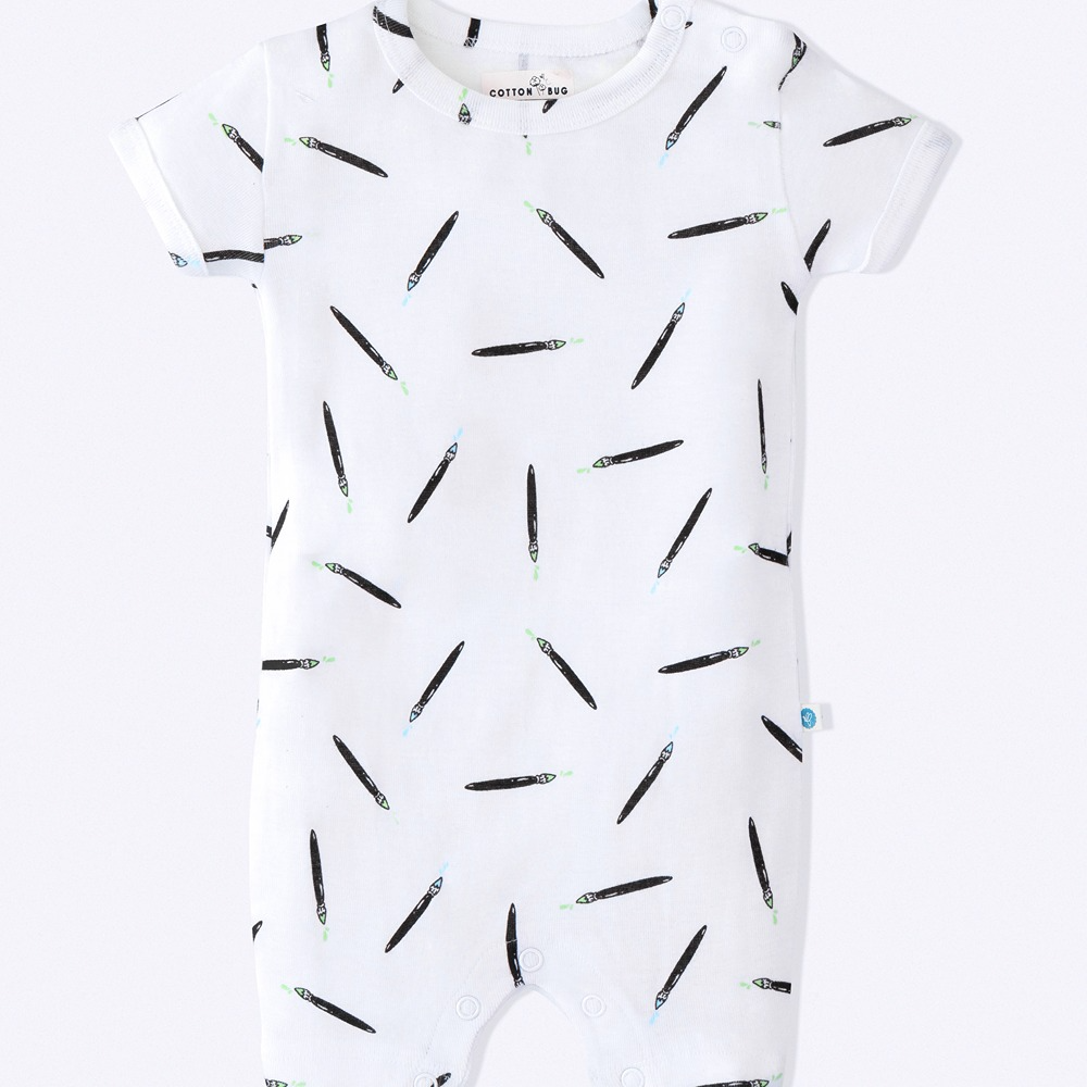 Cotton Bug Romper Suit - Art Splash