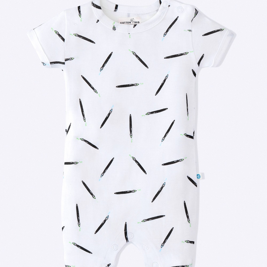 Cotton Bug Romper Suit - Art Splash