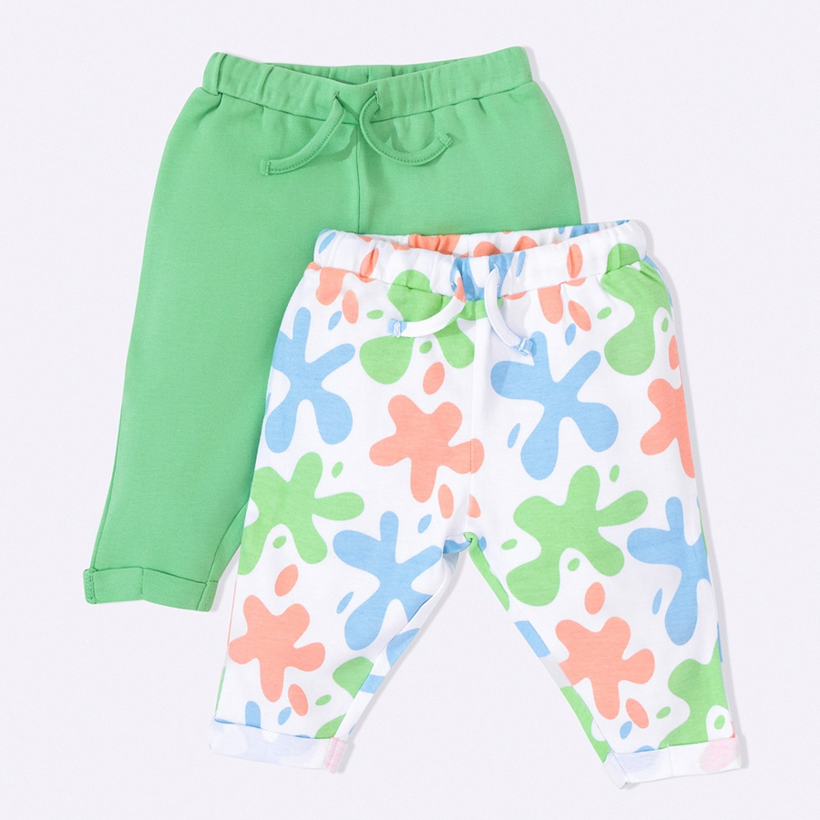 Cotton Bug Pants - Art Splash (Set of 2)