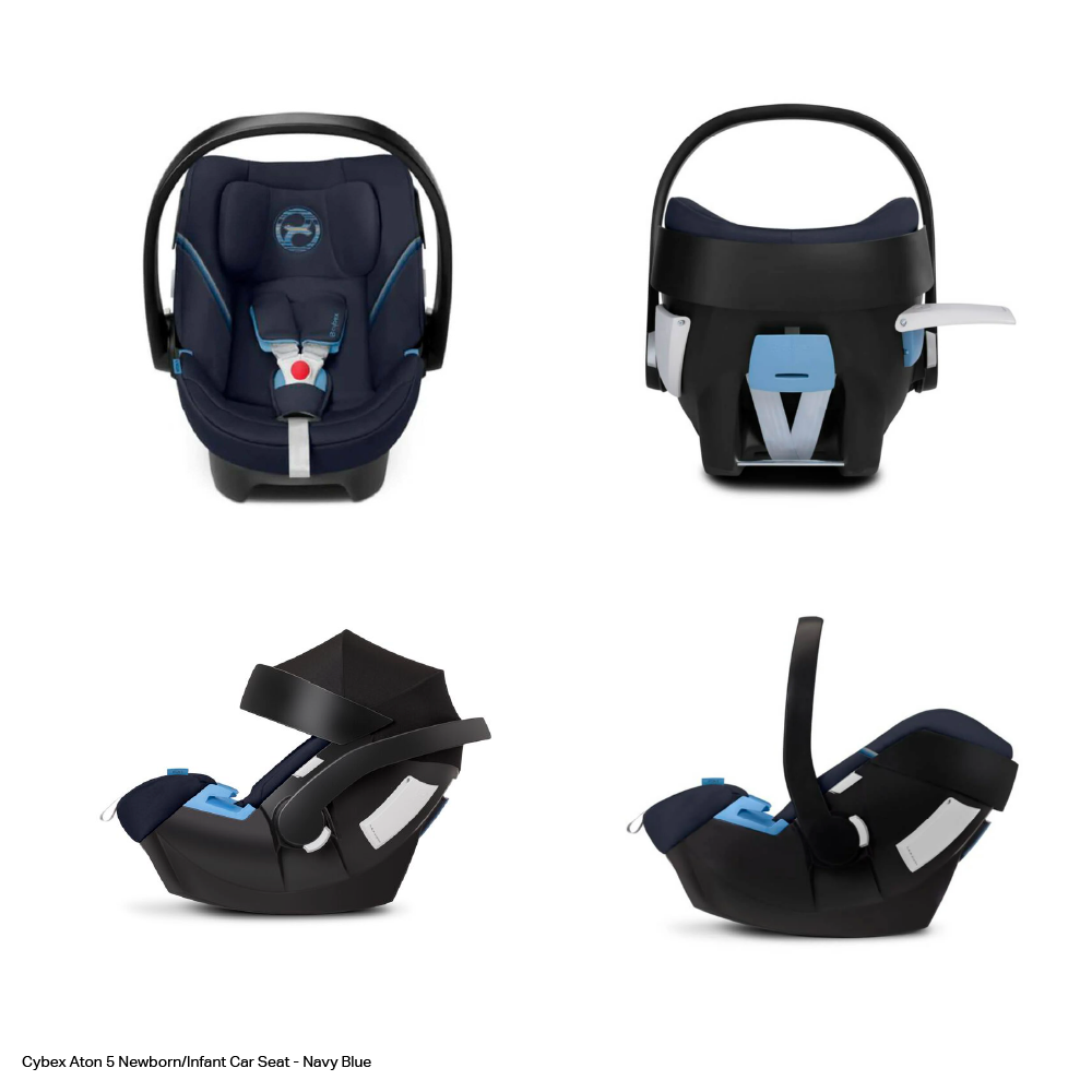 Aton 5 Newborn/Infant Car Seat - Navy Blue