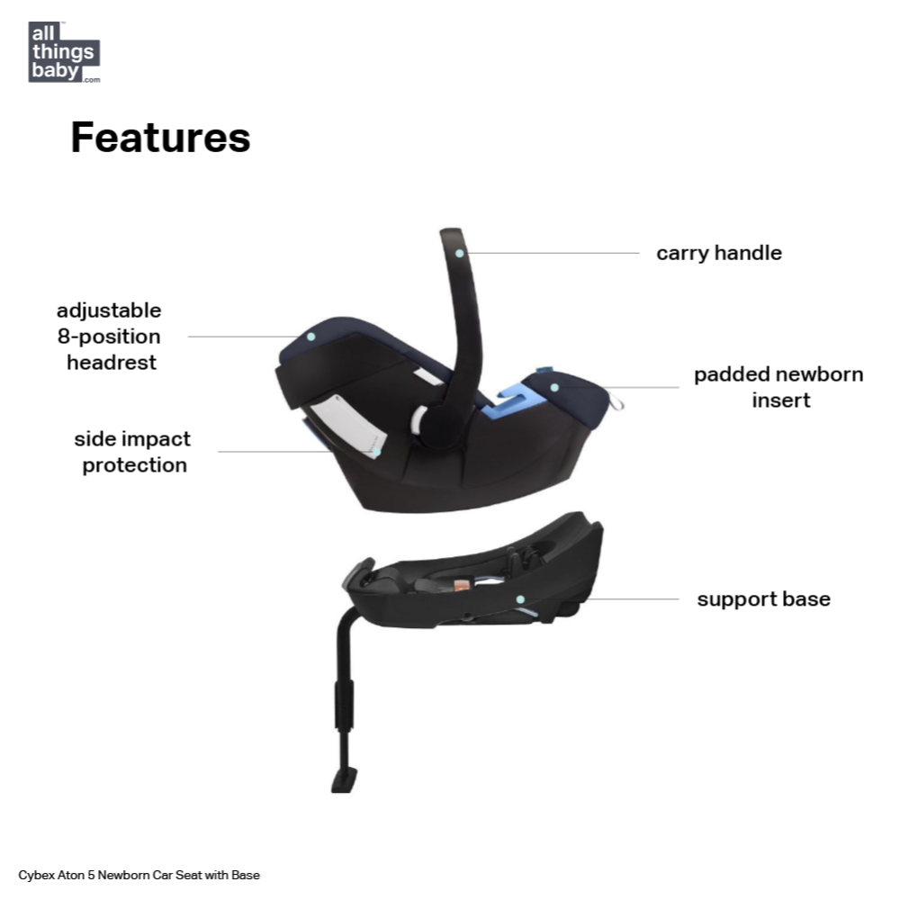 Aton 5 Newborn Car Seat with Base