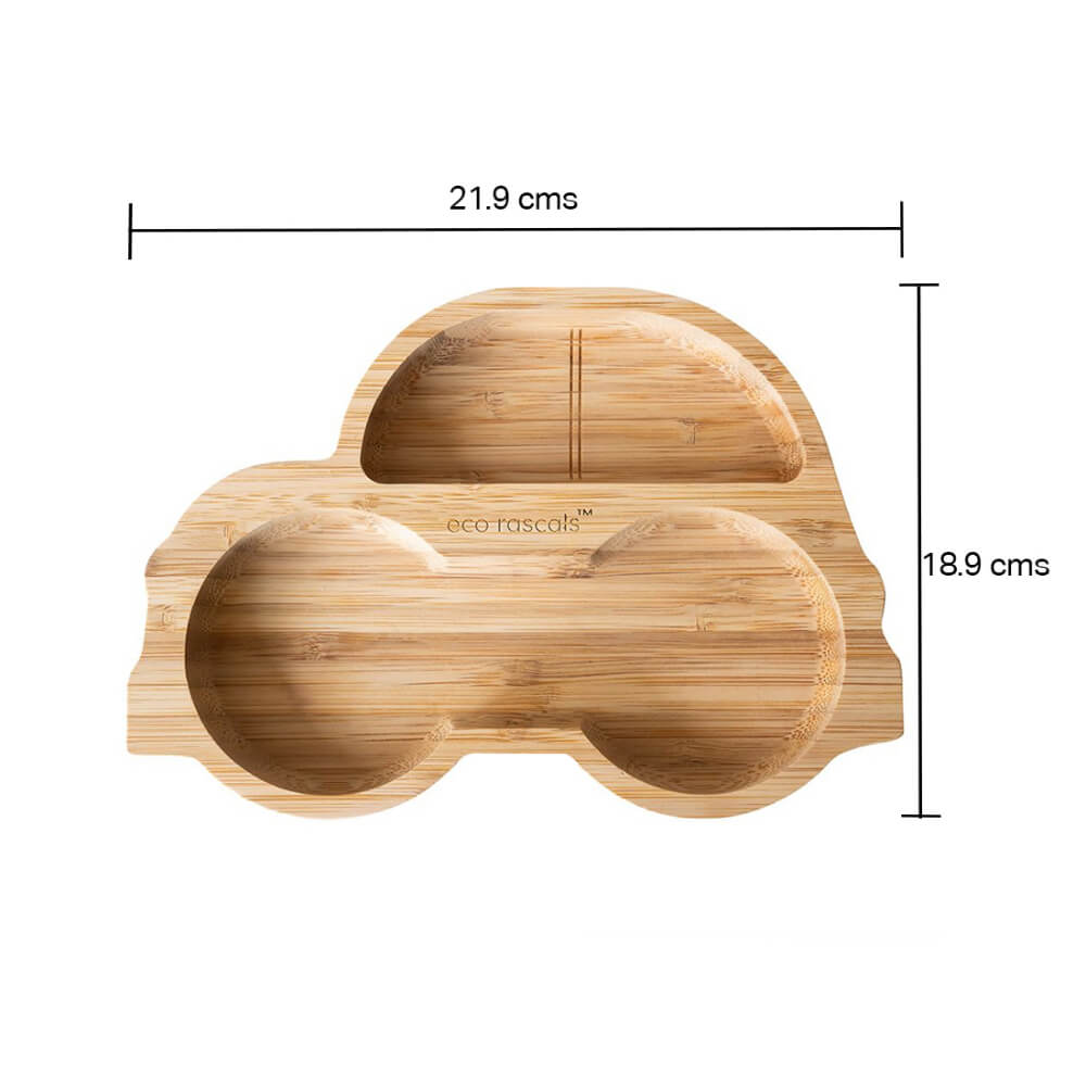 Bamboo Car Plate Gift Set