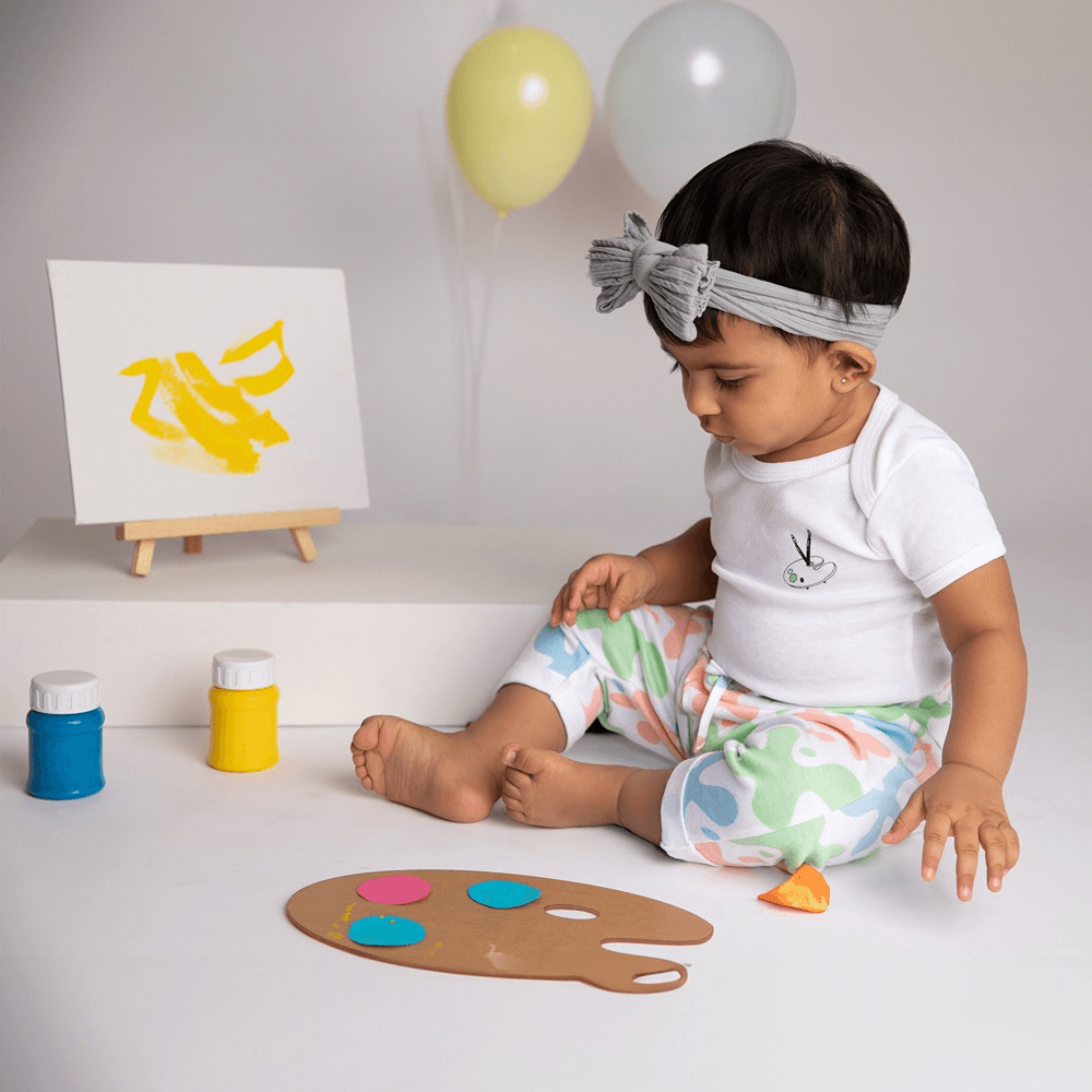 Cotton Bug Half Sleeves Romper Set of 3 - Art Splash