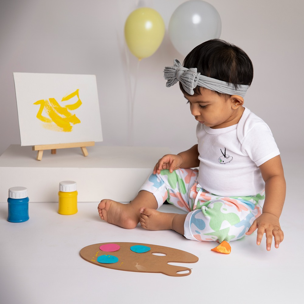 Cotton Bug Pants - Art Splash (Set of 2)