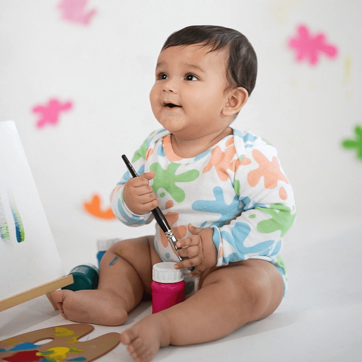 Cotton Bug Full Sleeves Romper Set of 3 - Art Splash