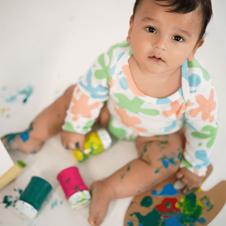 Cotton Bug Full Sleeves Romper Set of 3 - Art Splash