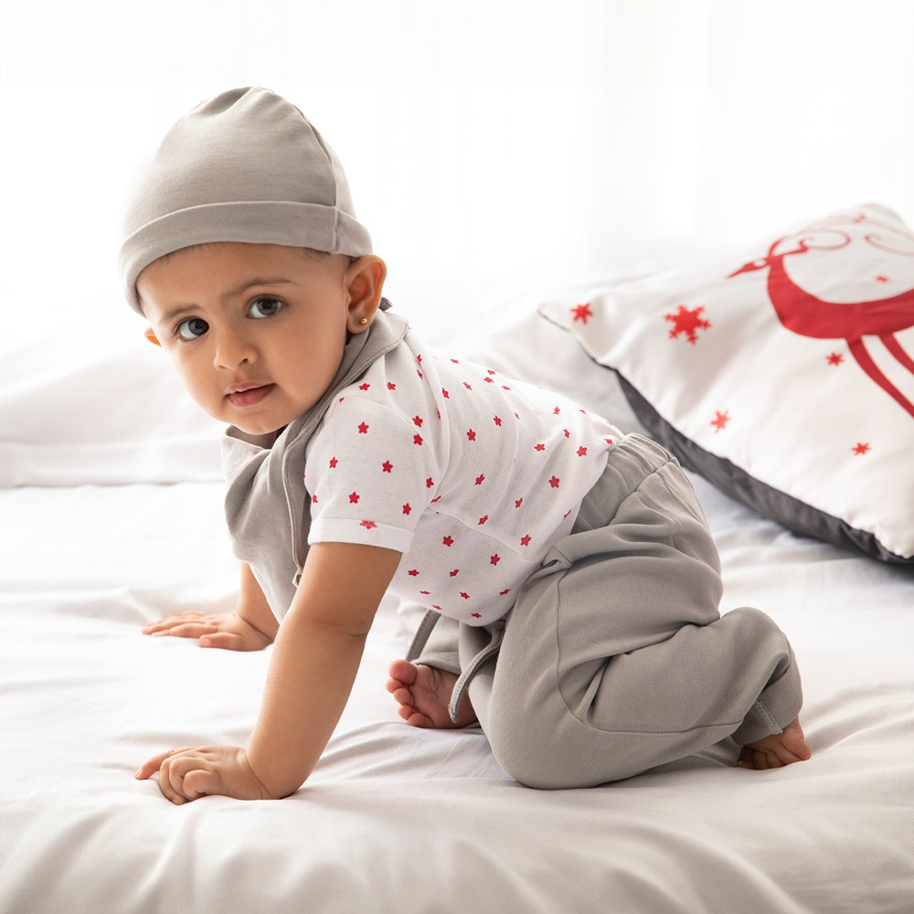 Cotton Bug Cap - Stars (Pack of 2)