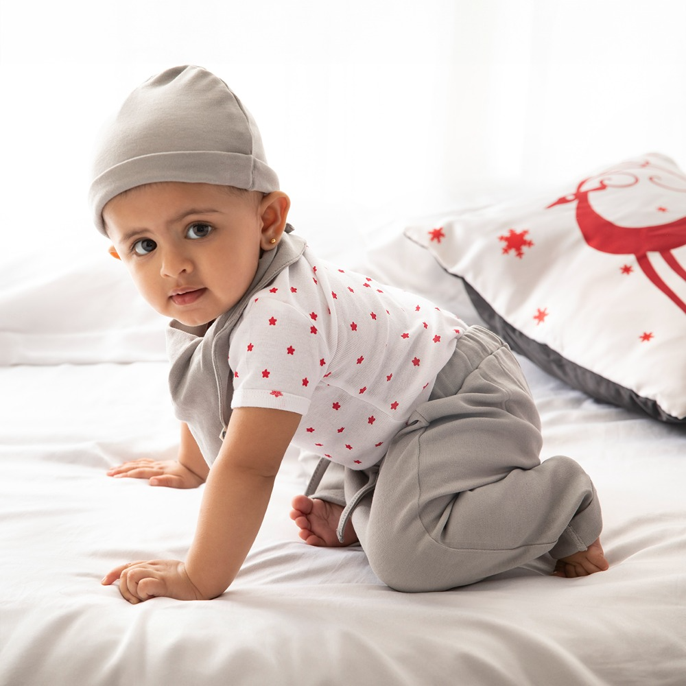 Cotton Bug Pants - Stars (Set of 2)