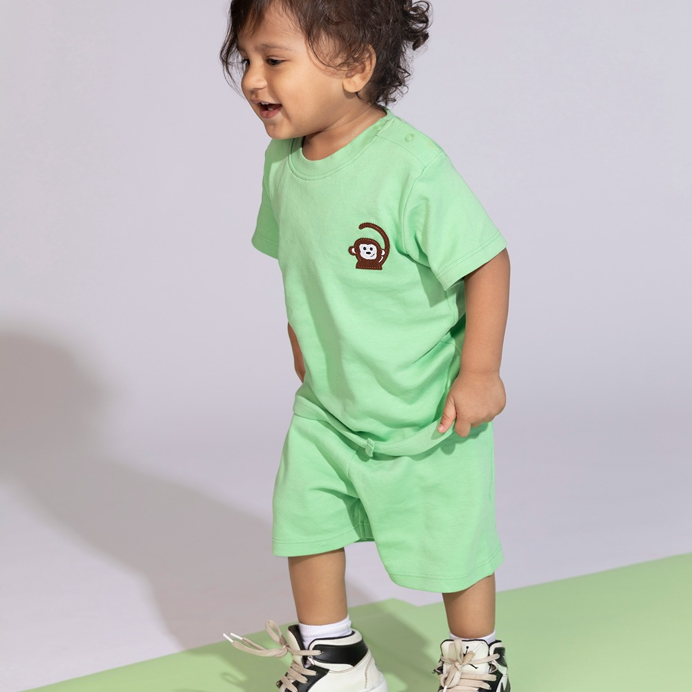 Cotton Bug Co-ord Set - Monkey