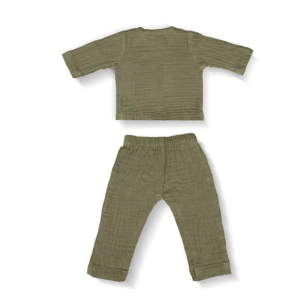 Prekies Muslin Clothing Set - Olive