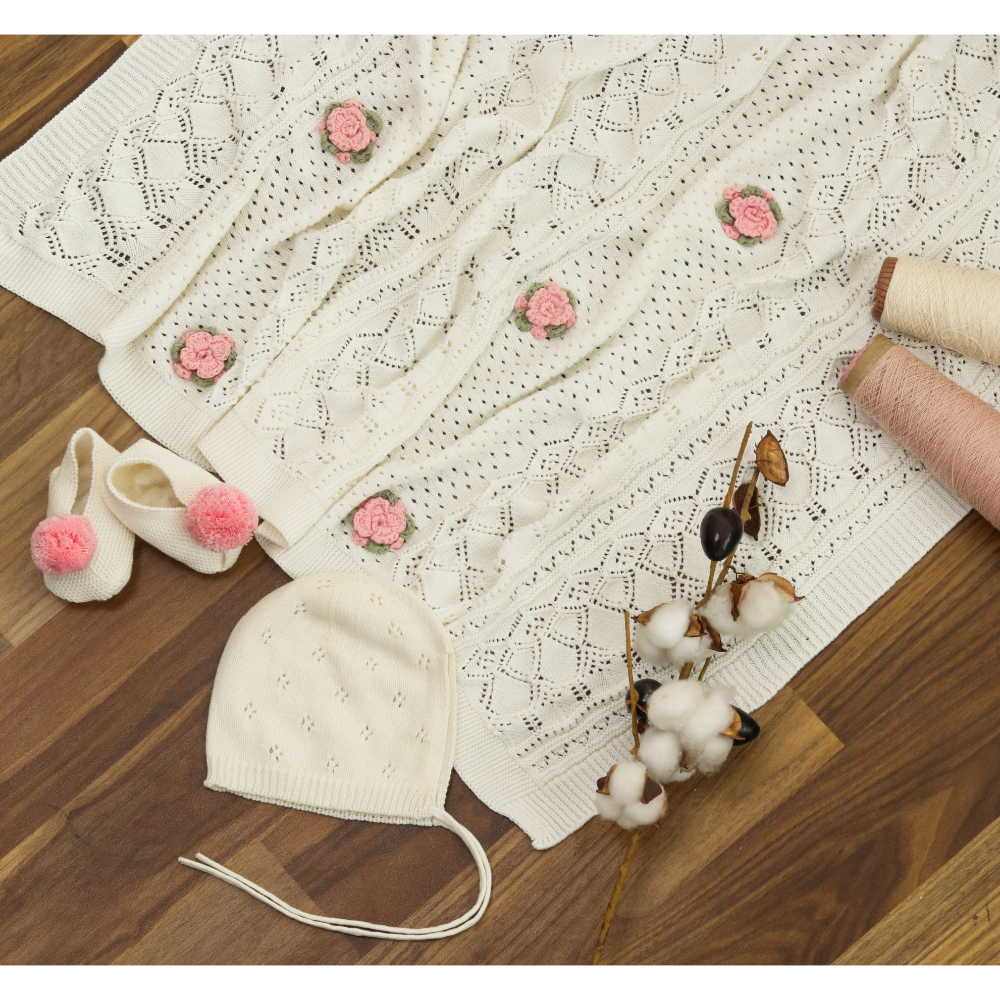 Pluchi Crochet Knit Blanket
