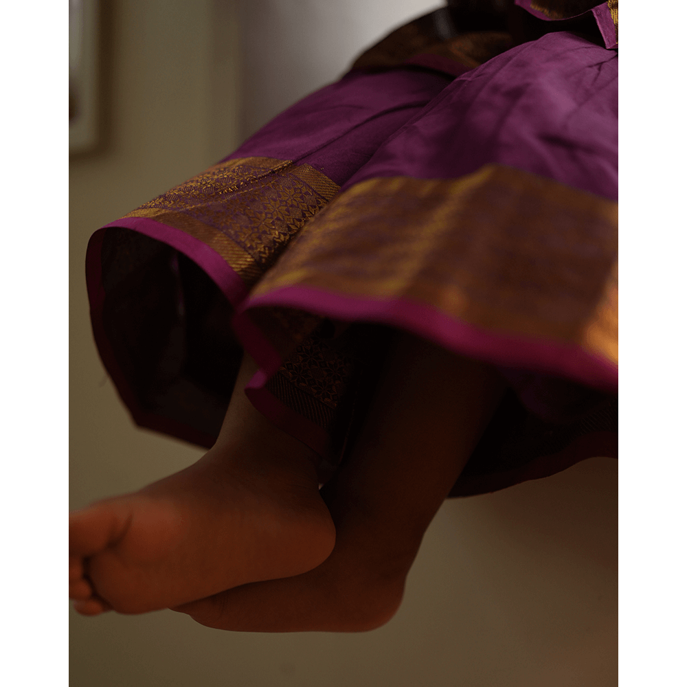 Love The World Today Anagha Sharara Coord Set - Purple